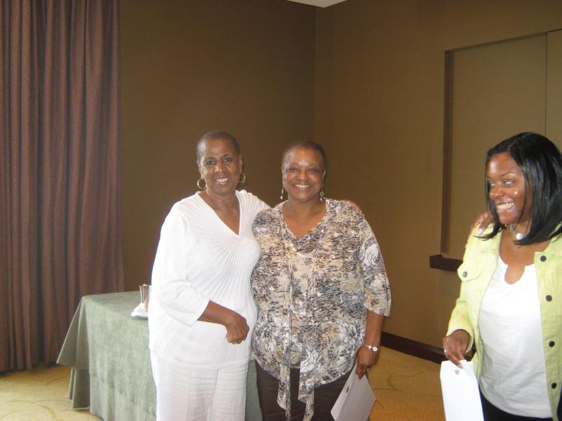 Dorothy Triplett and Dr. Cynthia Burwell, Norfolk State University